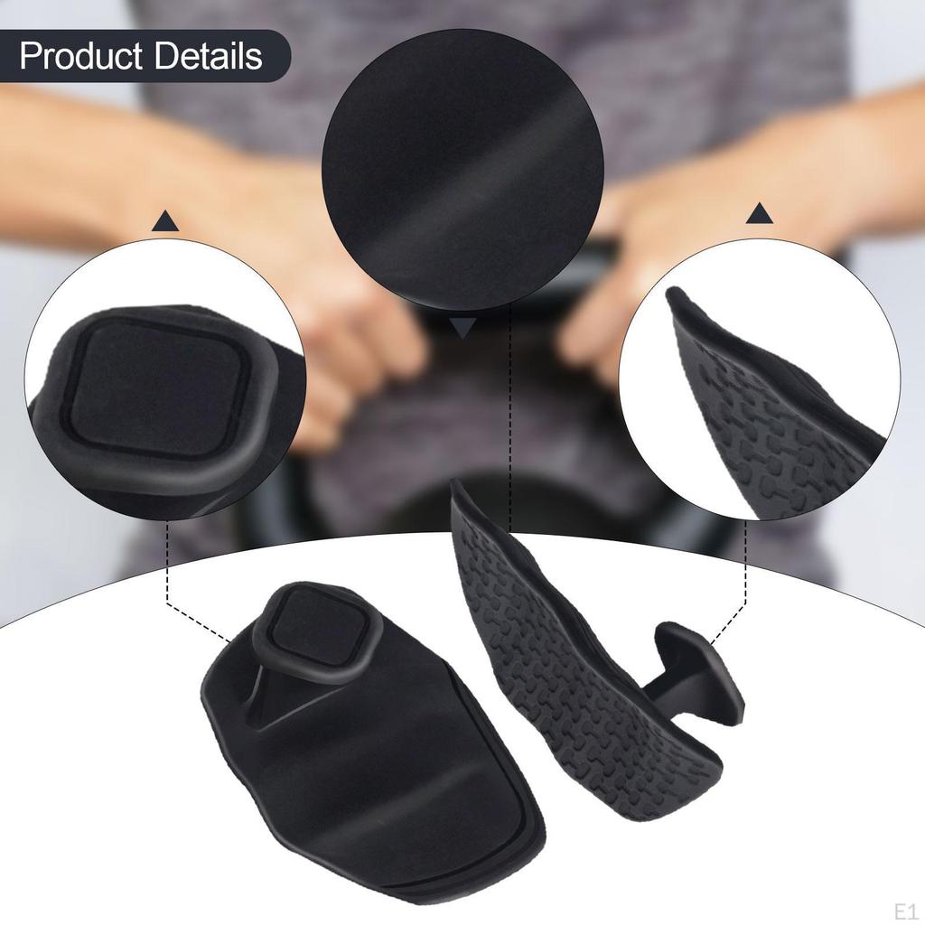 2 Pieces Gym Grips for Weight Lifting Barbell Bar Pads Nonslip Practical Hand Men Women