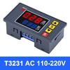 T3231 110V-220V 12V/24V Digital Time Delay Relay LED Cycle Timer Control Switch Adjustable Timing Relay Time Delay Switch