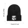 Gojo Satoru Strickmütze Beanie Wintermütze Warme Polyester Casual Jujutsu Kaisen Anime Caps für Unisex Frauen Geschenk