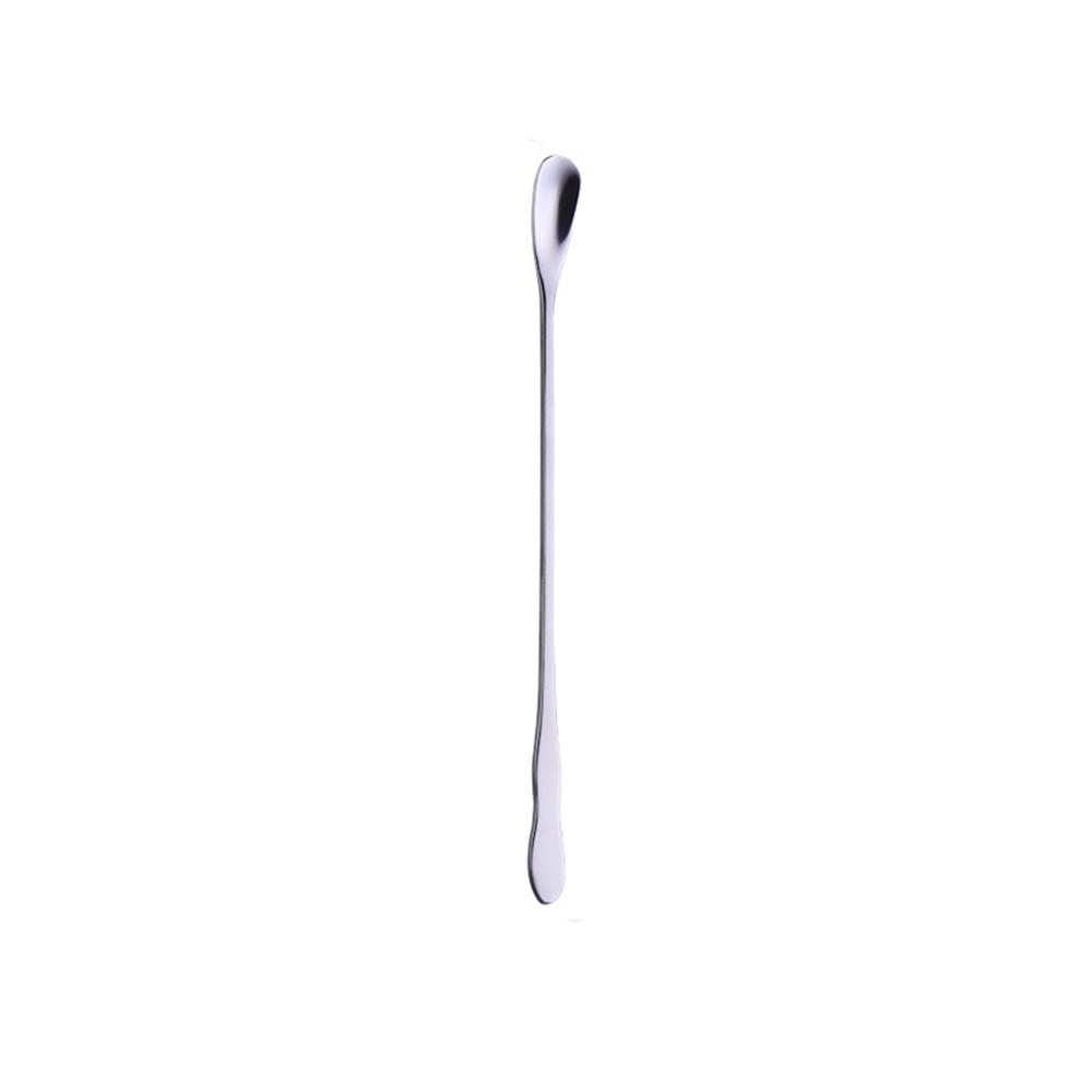 

Home & Living Long Handle Flatware Stir Spoon Dessert Scoop Stainless Steel Tableware Dinnerware 200mm срібний