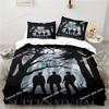 Set Biancheria da Letto con Logo Supernatural Copripiumino Set Letto Coperta Federa Piumone king Queen Size Set Biancheria da Letto per Ragazzi Adulti