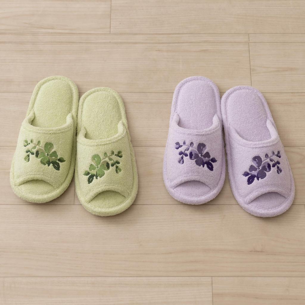 Senko [Sybilla] Compartir Toilet Slippers, One Size Fits All, Purple, 62157