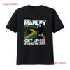 Bob marley get up stand T-Shirt vintage gewaschen lässig vielseitig für den Alltag homme