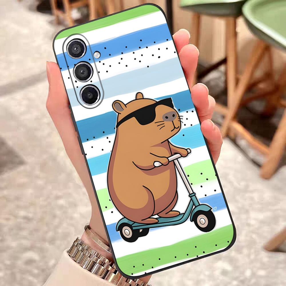 Funny Capybara Phone Case For Samsung S26 S25 Edge S24 S23 S22 S21 S20 Ultra Plus Fe Galaxy Silicon Cover