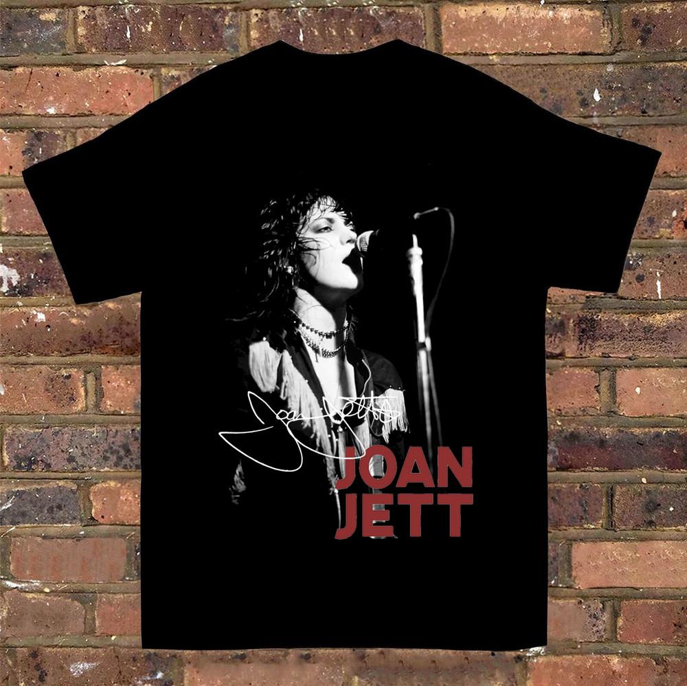 

Joan Jett Signature Short Sleeve T- Shirt Unisex All Size S to 2345XL Unisex T-Shirt M
