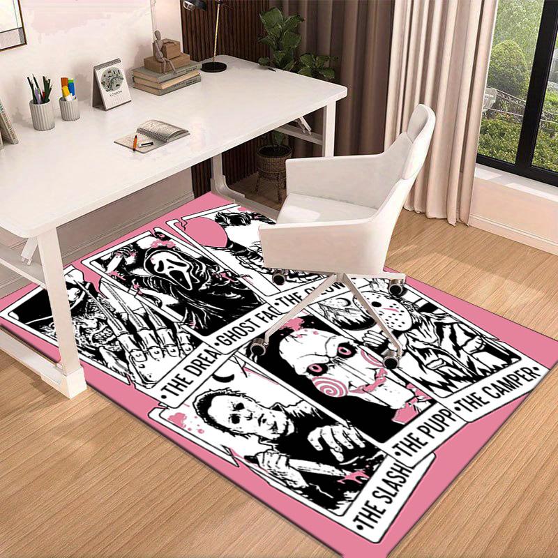 Horror Movie Characters Carpet, Chair Rug,Rug for Office Bedroom living rooms, Doormat decor Fan Gift Christmas Gift