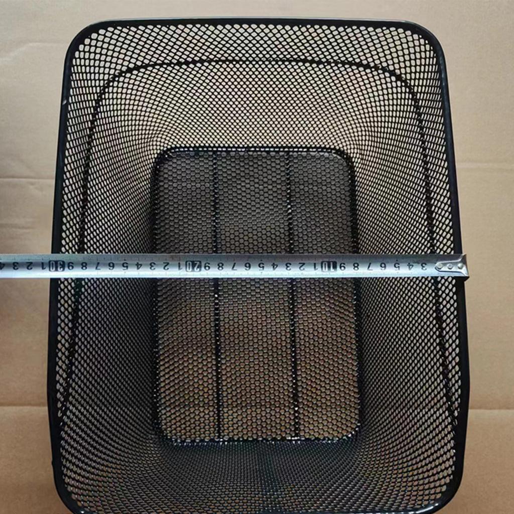 Rear Bike Basket Rust Resistant Large Capacity Metal Bike Cargo Rack For Kids Bike Electric Bike