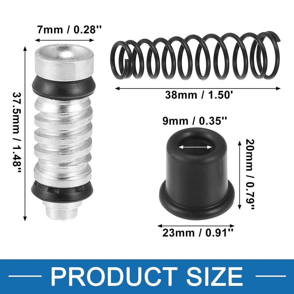 A ABSOPRO Piston Inline Repair Kit Master Cylinder Piston Rigs