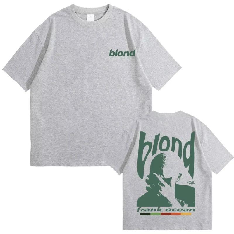 Rapper Frank Ocean Graphic TShirt Hip Hop Blonde Album TShirt Fashion Loose Pure Cotton TShirt Women And Unisex Tshirt