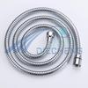 European & Japanese Style High-Pressure Shower Hose: 1.5-2m, Cold/Hot Water, Copper Cap, Stainless Steel, Double Buckle