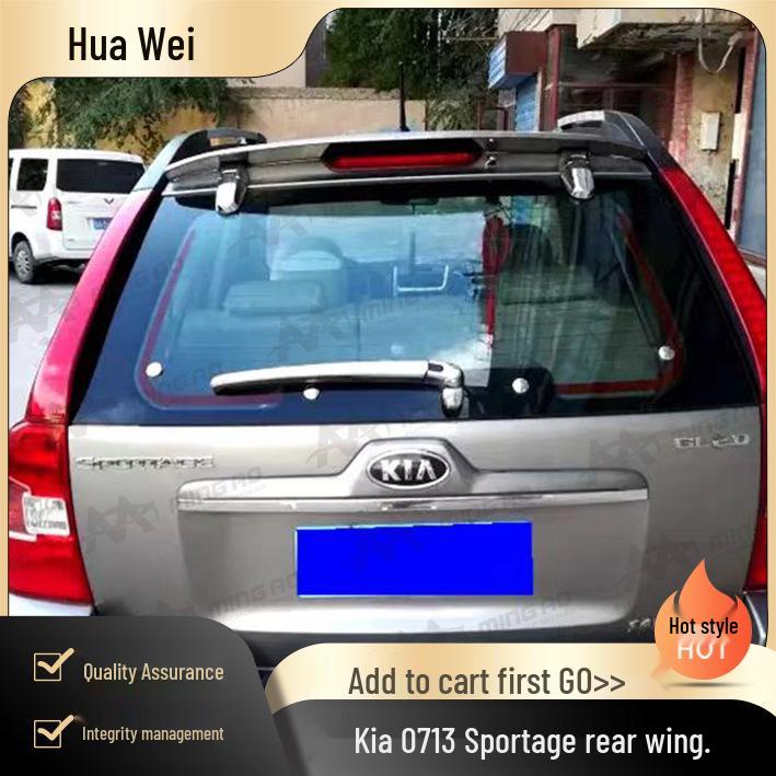 Kia Sportage 07-13 Spoiler Trasero - No Requiere Perforación