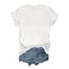 Faith Love Hope Letter Print T-shirt, Short Sleeve Crew Neck Casual Top, Polyester Elastane Blend, Regular Length, All Season, Knit Fabric,