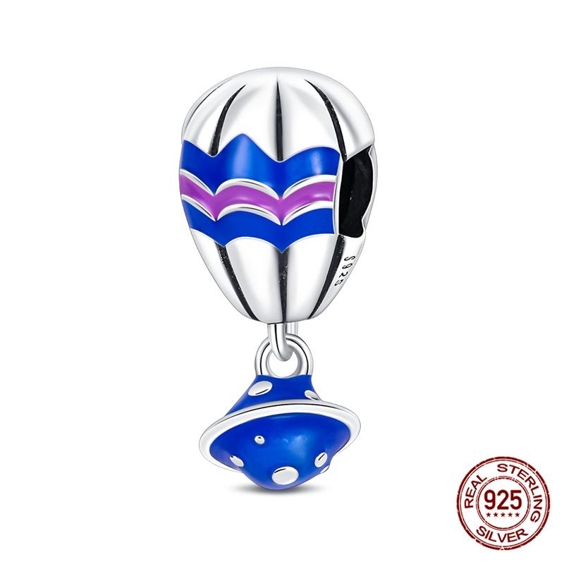 Copper Travelair Balloon Airplane Passport Charms Fitoriginal Bracelets Jewelry Making For Women Gift