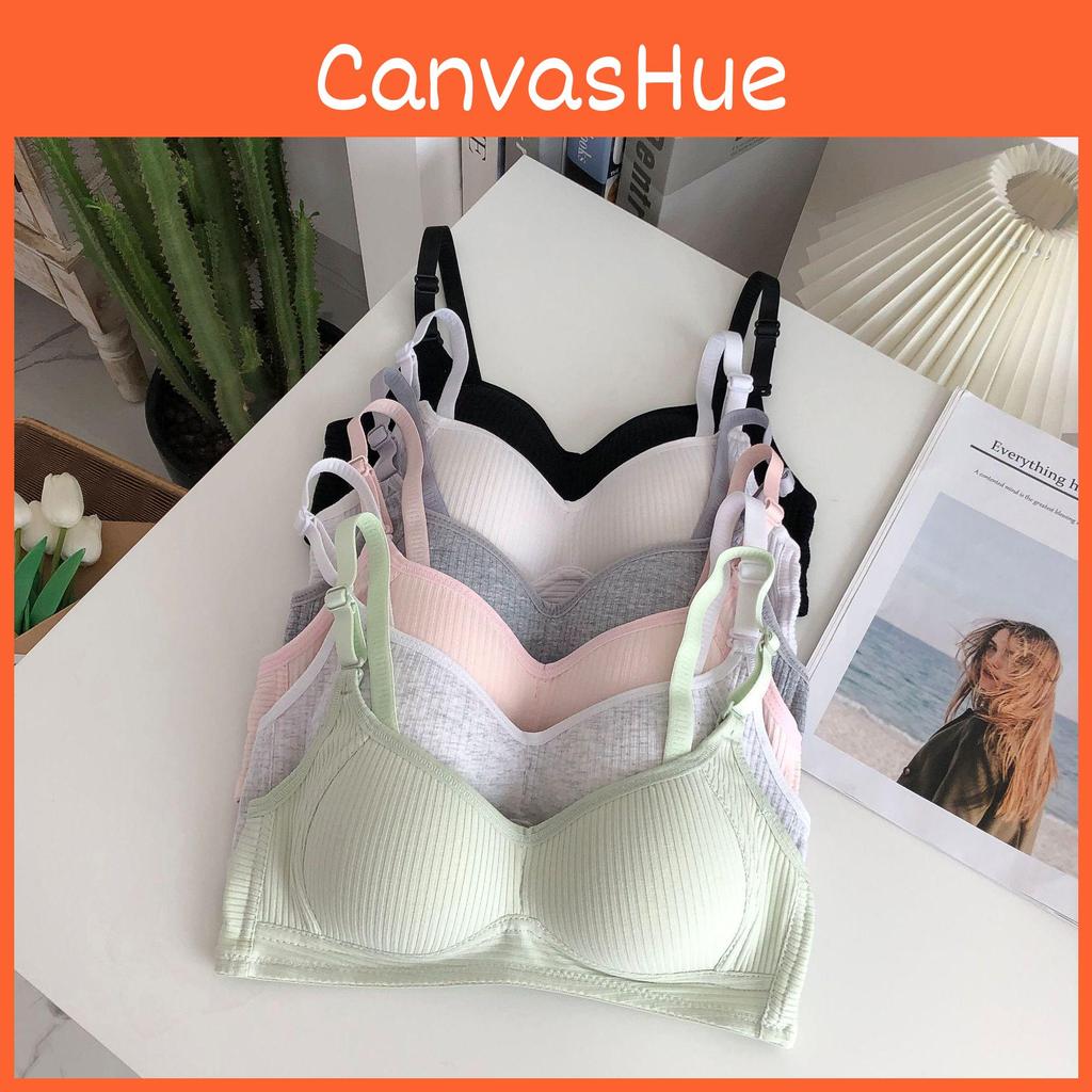 Cotton Breathable Wireless Bra For Teen Girls With Pushup Support For Daily Comfort