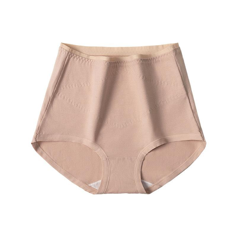 Women S High Waist Cotton Briefs Tummy Control Breathable Plus Size Underwear