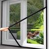 Vindu myggnett selvklebende anti myggdør myggnetting DIY gratis skjærende myggnett anti flue insektgardinskjerm
