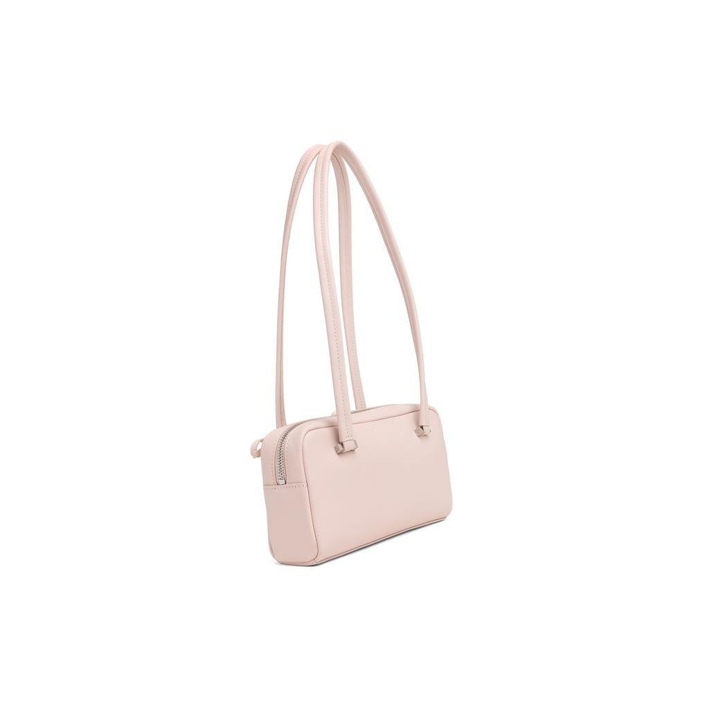 Charles & Keith Butterfly Knot Long Shoulder Strap Pillow Bag Women Shoulder Bags Pink-White Pink SL2-20681234