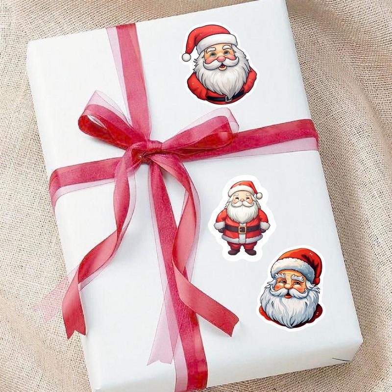 Christmas Holiday Stickers Christmas Santa Claus Envelopes Label Sticker Christmas Party Supplies Label Tag Seal Sticker For