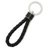 BOTTEGA VENETA Intrecciato Key 709727VMAY18803 Ring, Black, [Used]