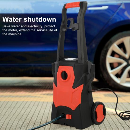 Elektrischer Hochdruckreiniger, 75 bar Hochdruckreiniger, 1400 W Hochdruckreiniger mit Hochleistungsmotor, Isoliergriff