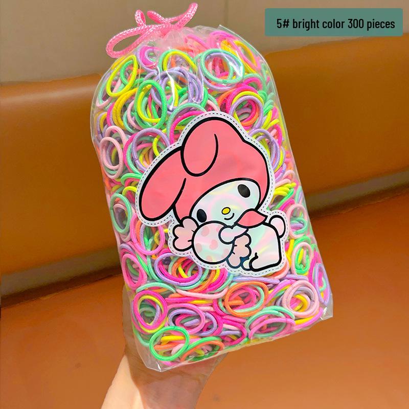 No-Damage Elastic Hair Ties for Girls - High Elasticity Accessories