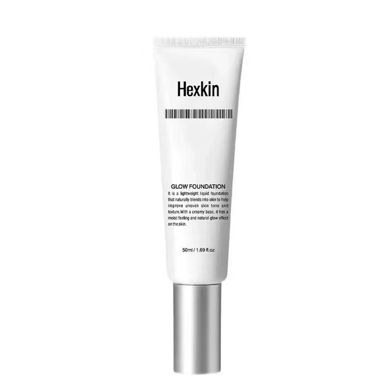 HEXKIN Glow Foundation 50 мл 6 в 1(Солнцезащитный крем + Консилер + Праймер + BB-крем + Отбеливание и против морщин + Тональный крем) 1 PC