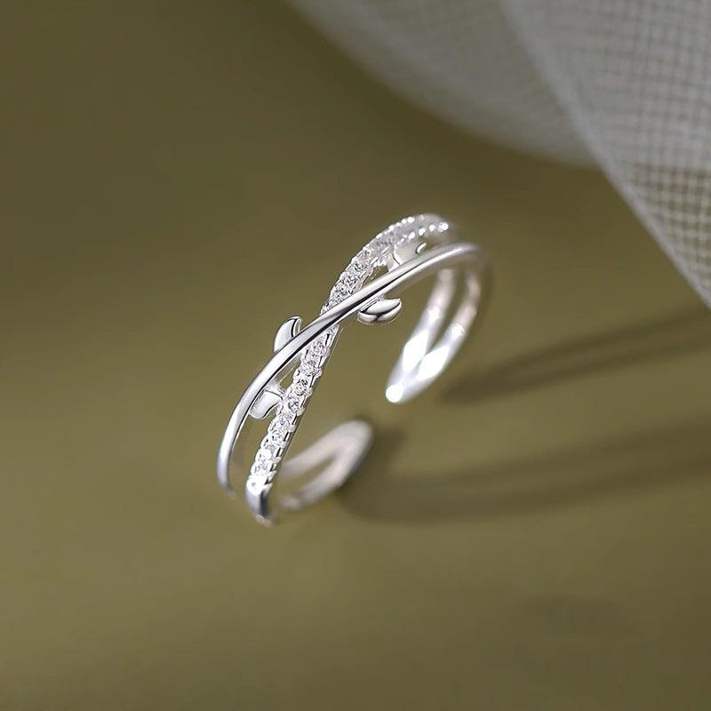 

ENSHIR блестящие каменные сердца бант бабочка лист открытые кольца для женщин простые нежные ежедневные ювелирные изделия подарки оптом