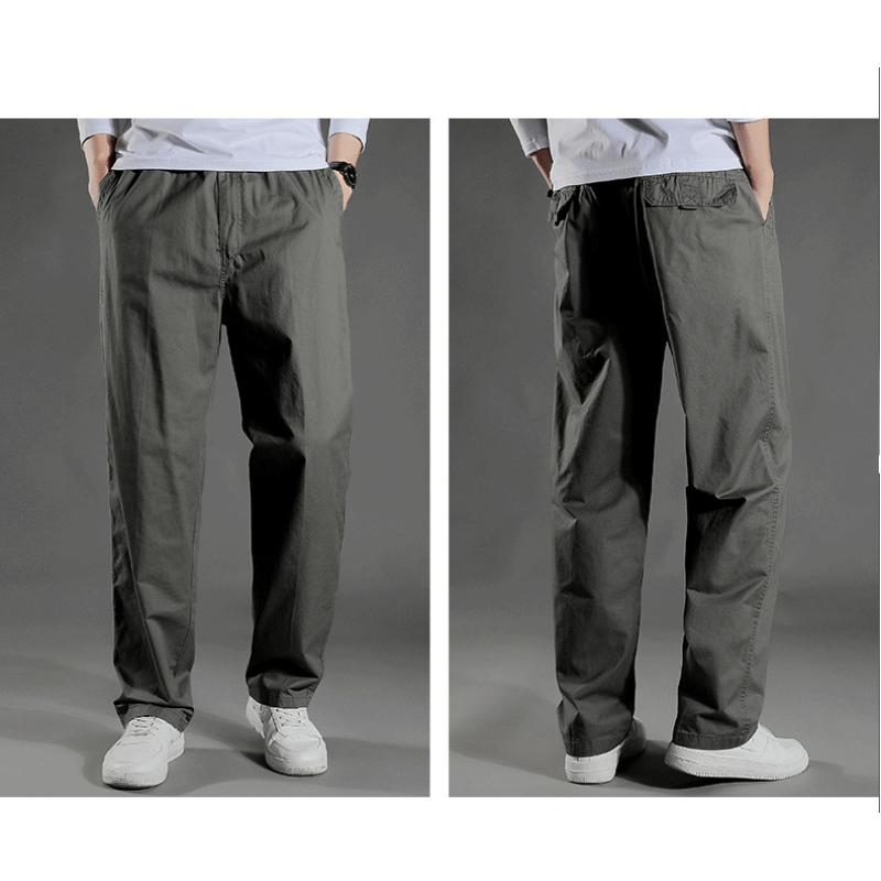 

Men s Summer Clothes Loose Trousers Breathable Straight-leg Casual Pants Man Cargo Pants M чорний