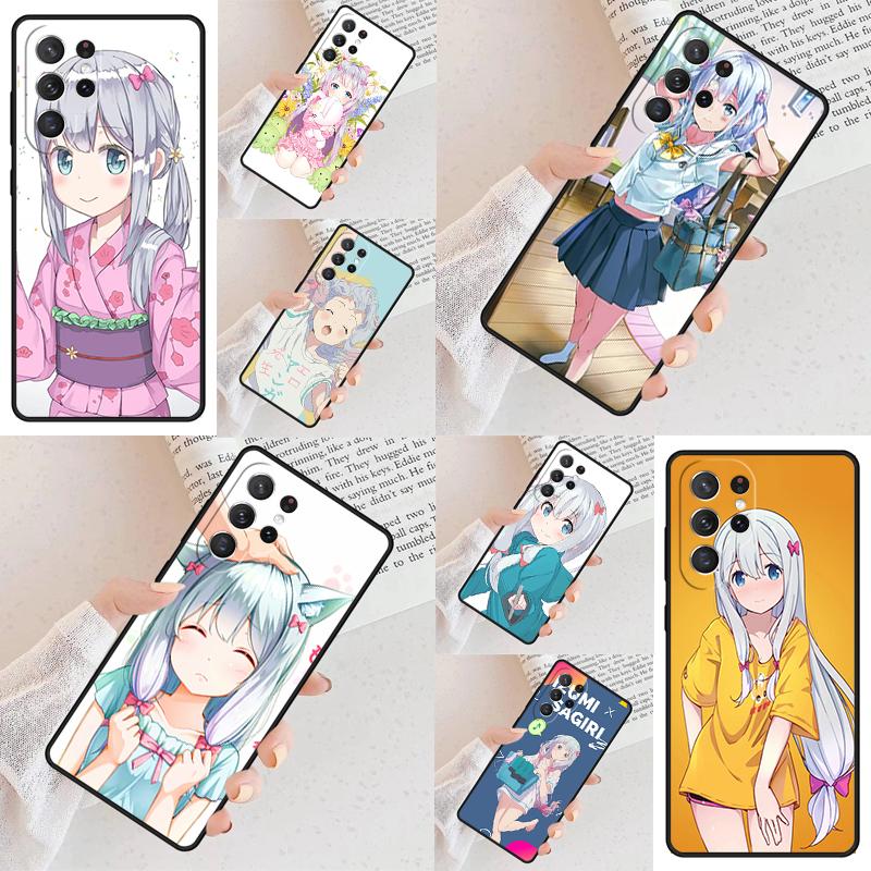 Cute Girl Izumi Sagiri Cell Phone Case for Samsung Galaxy S26 Ultra S25 S24 S23 S22 S21 S20 Note10 Cover