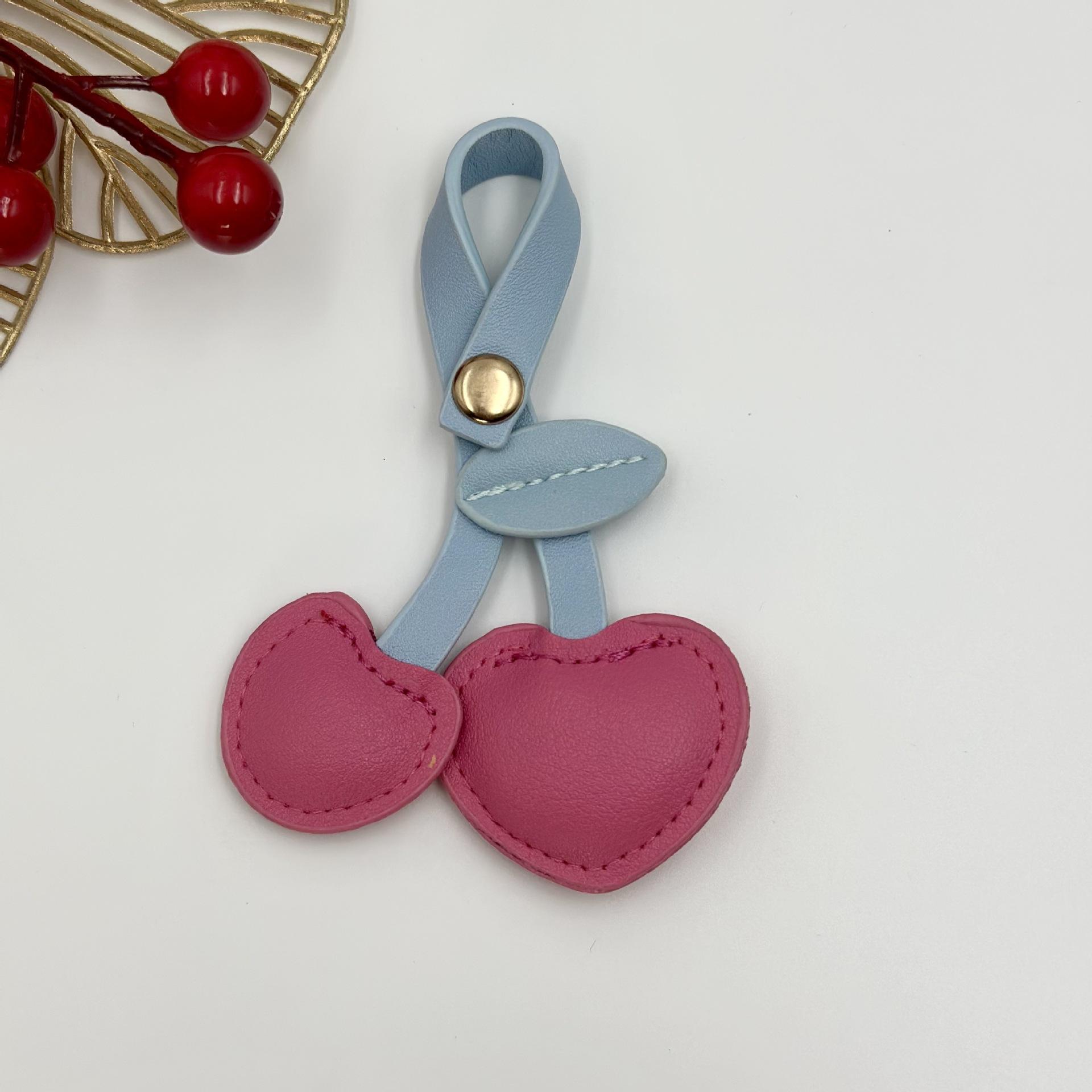 

Factory Direct Sales Car Keychains Cherry Cherries Handbags Pendants Ornaments Exquisite
