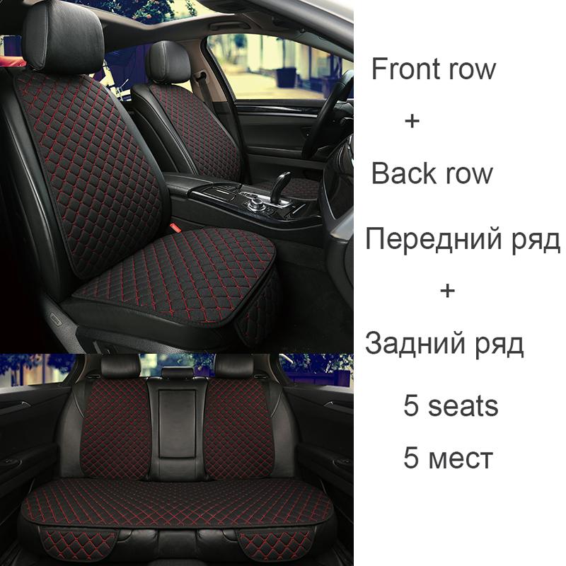 Coprisedile in lino per auto, cuscino per sedile per VOLVO XC60 XC90 XC40 XC70 S60L C30 S80 S90 V50 V60 Accessori per auto
