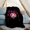Volleyball Theme Printed Blanket - Perfect for Couch, Bed, Travel & Outdoor Use | Machine Washable, Cozy & Durable.