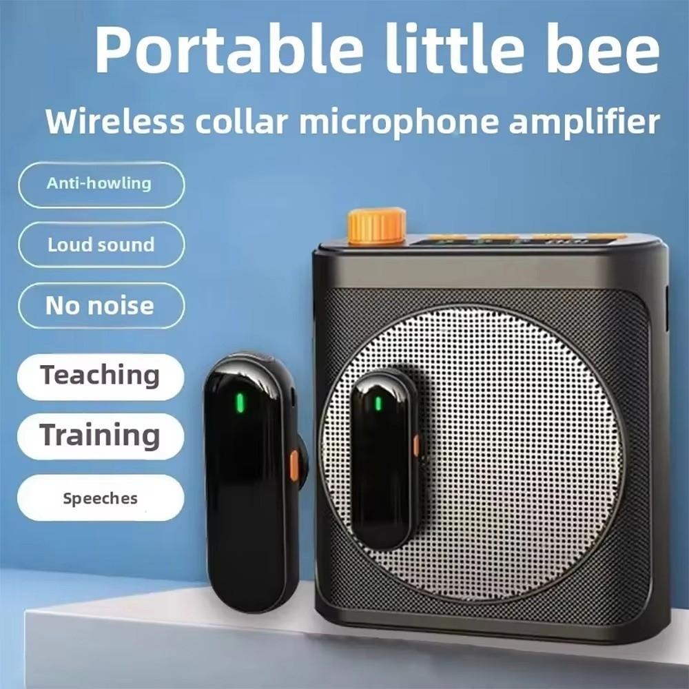 Mini Wireless Microphone Magnetic Megaphone Speaker Mini Megaphone Lavalier Microphone Meeting