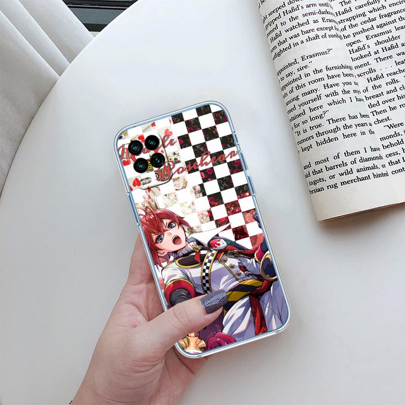 Disney Twisted Wonderland Transparente Handyhülle für Samsung Galaxy A04 A04S A14 A23 A34 A54 M23 M33 M52 M53