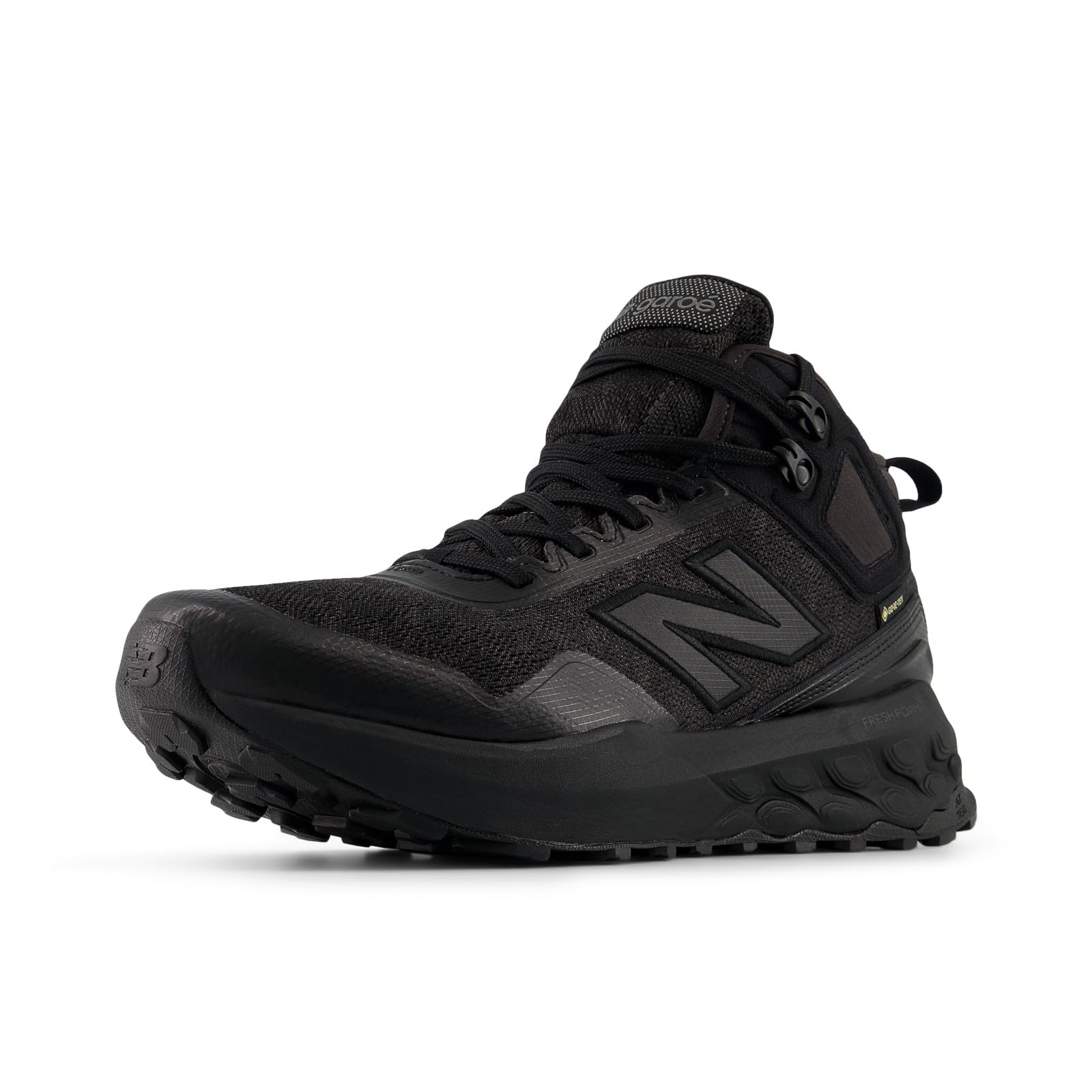 

New Balance Fresh Foam X Hiker Running LK2 Размер 2E Мужские туфли Garoé GORE-TEX, (Все черное), 26,5 см,
