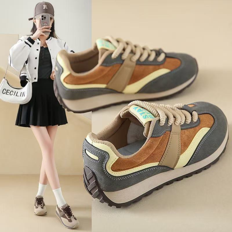 

Dexun 2025 autumn and winter new versatile retro casual sports shoes dad shoes women s shoes 35