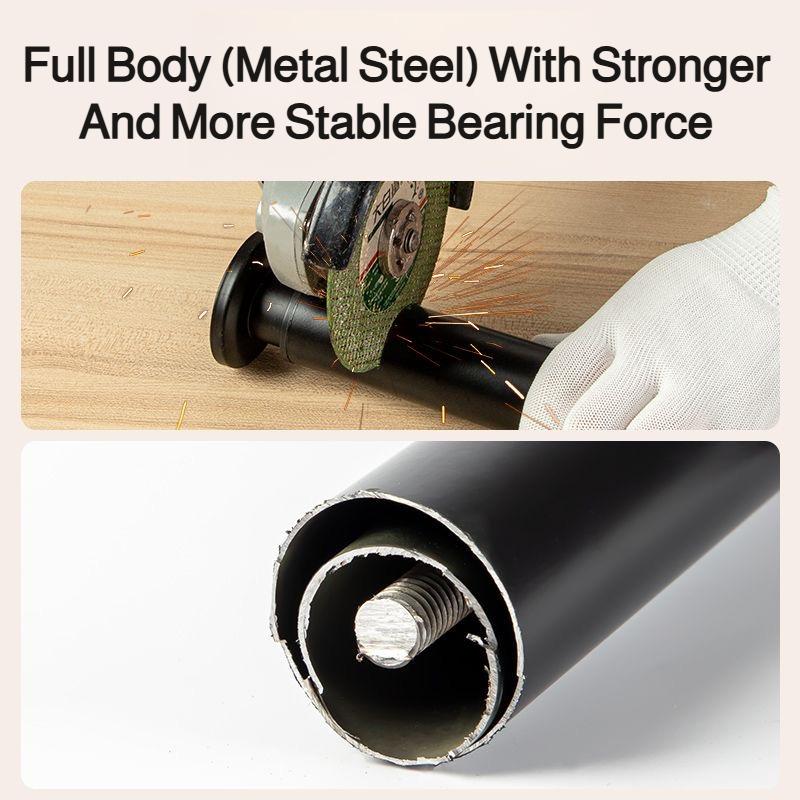 Metal Ribbed Bed Legs Black Adjustable Support Bracket Load Bearing Fixer Booster Ribbed Frame