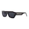 Dior Logo Design Acetate Irregular Shape Sunglasses Unisex Sunglasses Brown DIORPACIFICS2U27A0