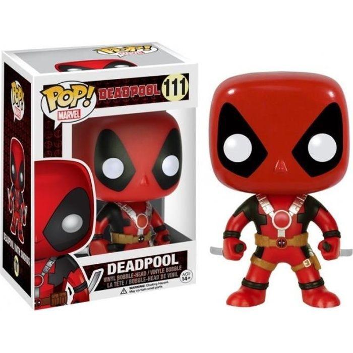 Figurine - Funko - Deadpool - 9cm - Sous licence officielle - Rouge