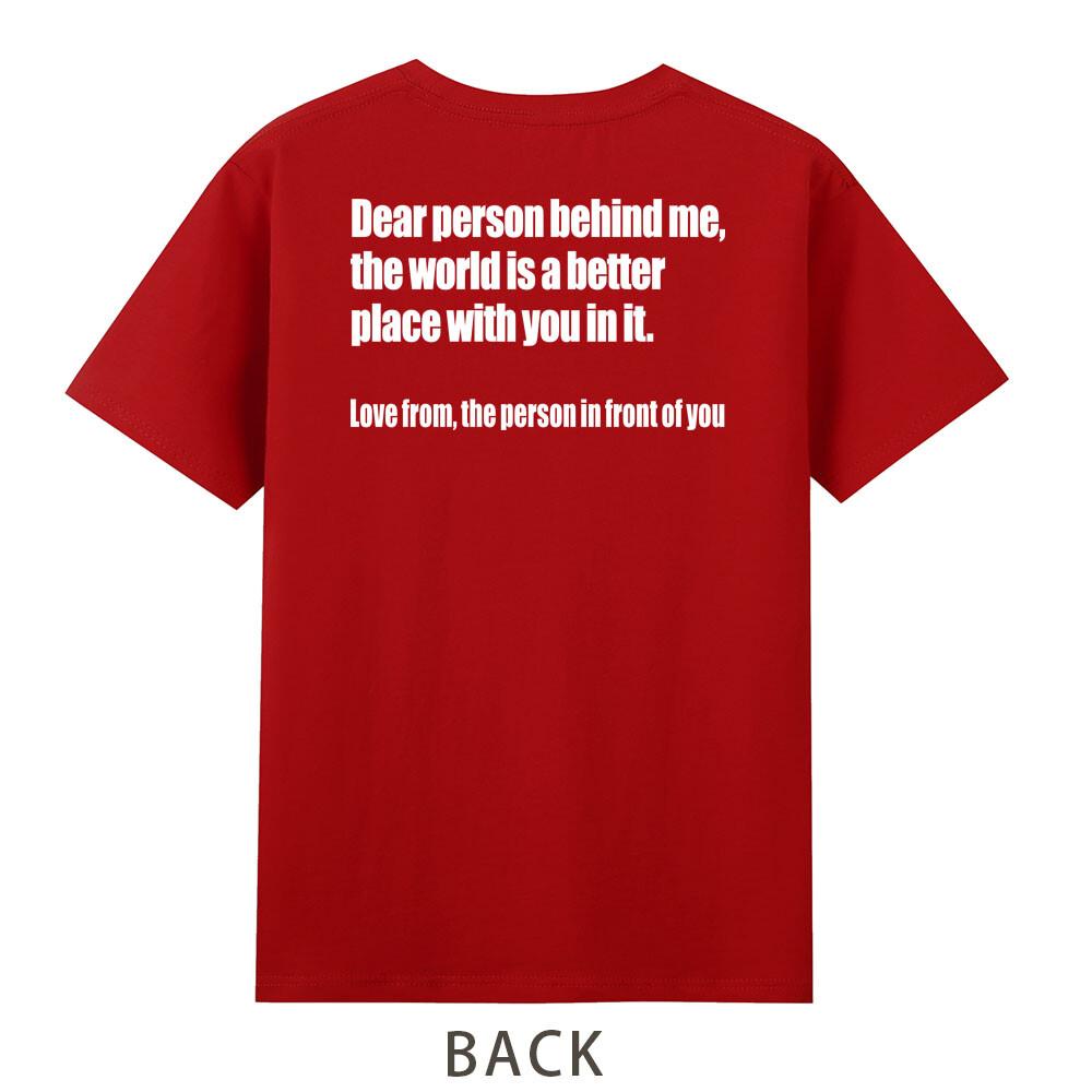 Dear Person Behind Me Funny Unisextal Health Unisexs TShirt Short Sleeve TShirt S