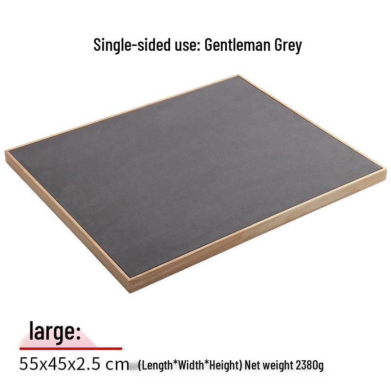 Solid Wood Jewelry Display Stand for Earrings, Rings, and Necklaces with Jade Tray