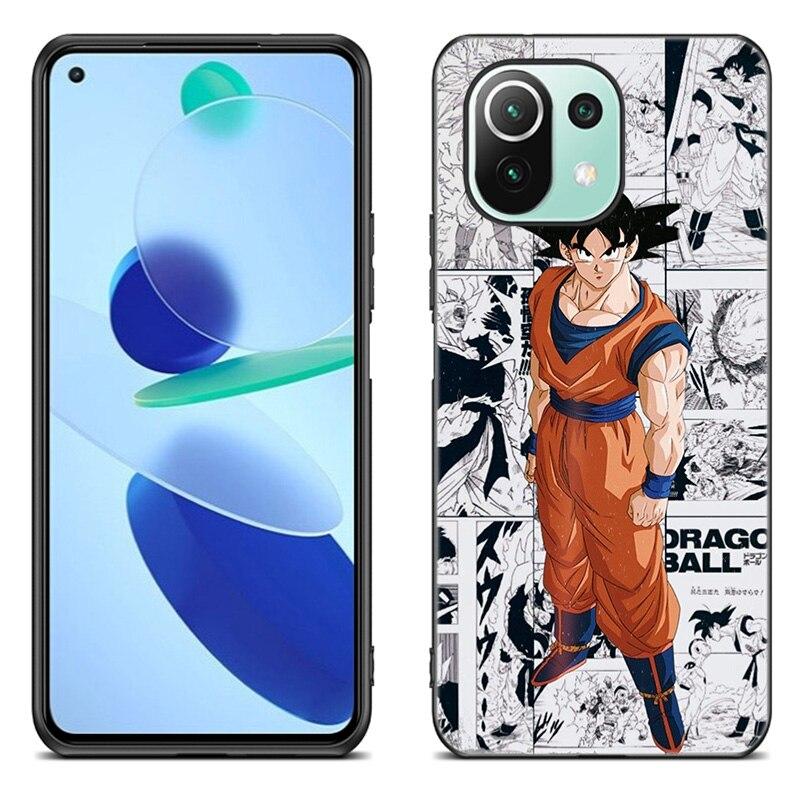 Anime Son Goku Ultra Instinct Phone Case For Xiaomi Mi POCO X3 NFC F3 GT M3 11i 11 Ultra 10T Pro A2 11 Lite Redmi K40 K20 7 7A
