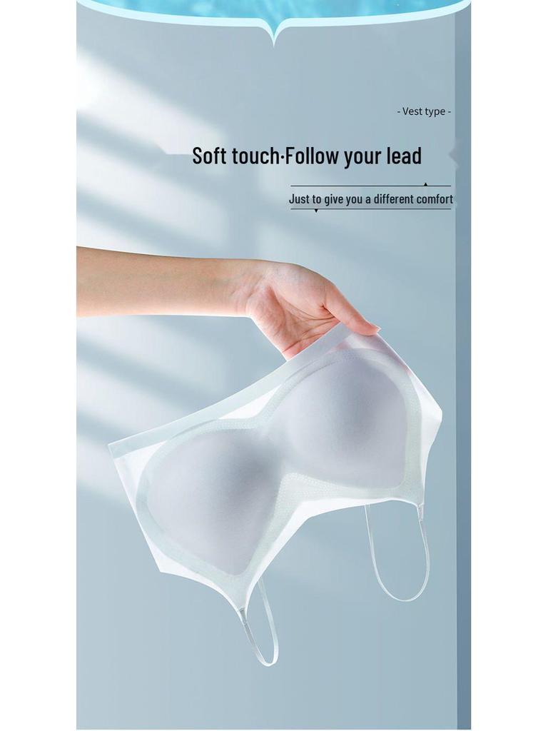 Bezešvá zeštíhlující bandeau podprsenka pro všechny velikosti: Zvětšování malých a zmenšování velkých prsou