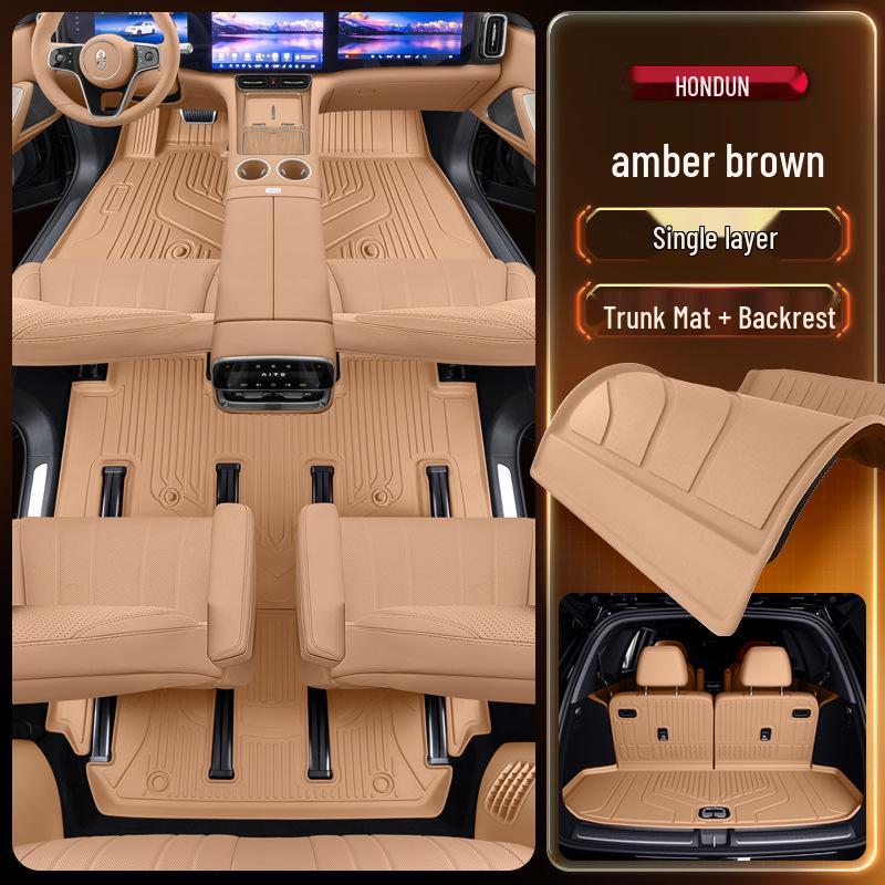 AITO M8 TPE Floor Mats Set for 2025 Huawei Model - Fits 5/6-Seater