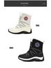 Women's Fleece-Lined Cold-Proof Winter Snow Boots - Non-Slip, Warm, High-Top Outdoor Travel Shoes