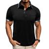 Men's Casual ,color Outdoor Sportswear, Men's Lapel Pocket Short,sleeved Top