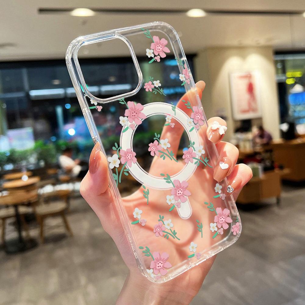 Magnetic Phone Case for iPhone 12 14 16 17 Pro 17 16 15 14 13 12 Pro Max  12 13 14 15  16 High Quality Shockproof Shell Full Protection Cute Style