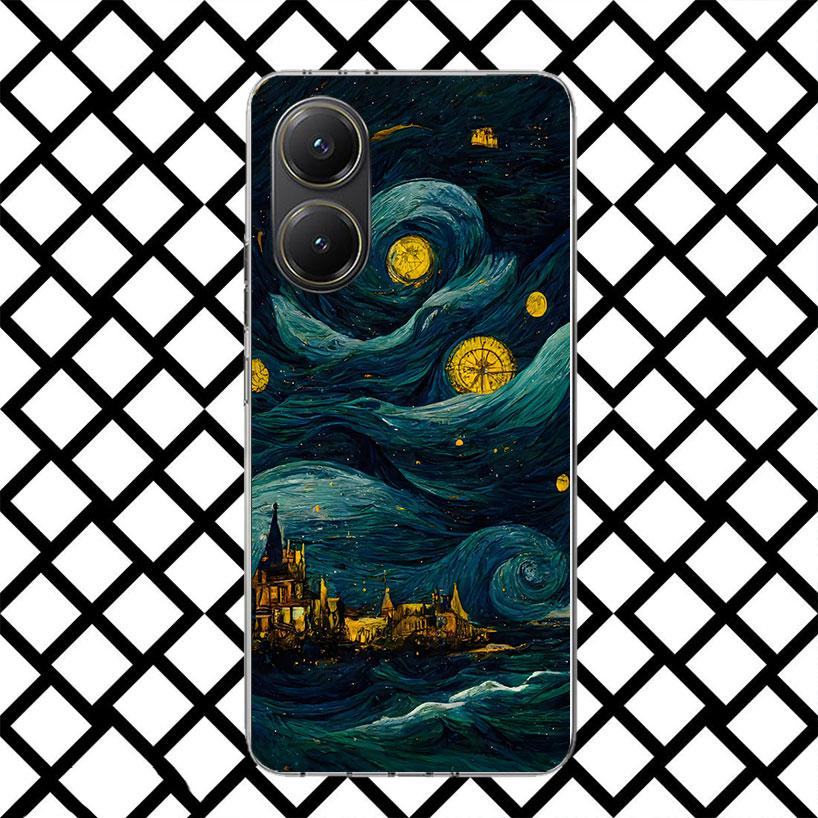 

Starry Night Van Gogh Art Phone Case for Xiaomi Poco F7 Ultra X7 X6 X5 Pro X4 Gt M8 M7 Redmi 15 15C 13 13C 12 12C Soft Cover Fun Xiaomi Poco X4 Gt