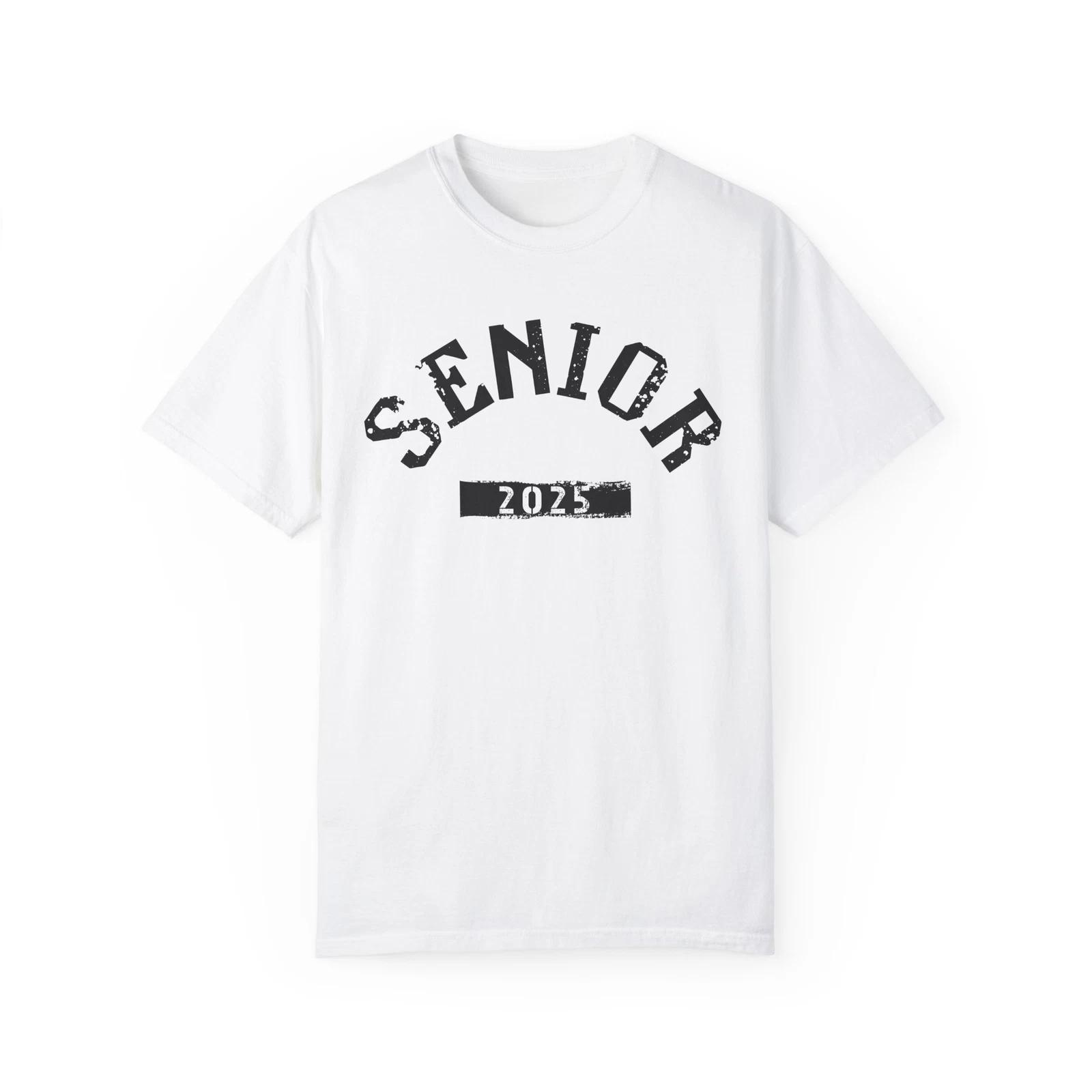 Senior Student T shirt Class 2025 Highschool College Gifts Graduation Unisex 4XL
