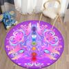 Meditation Themed Home Rugs Round Rugs Living Room Area Rugs Bedroom Floor Mats Home Decor Mode Bedroom Decor Rugs
